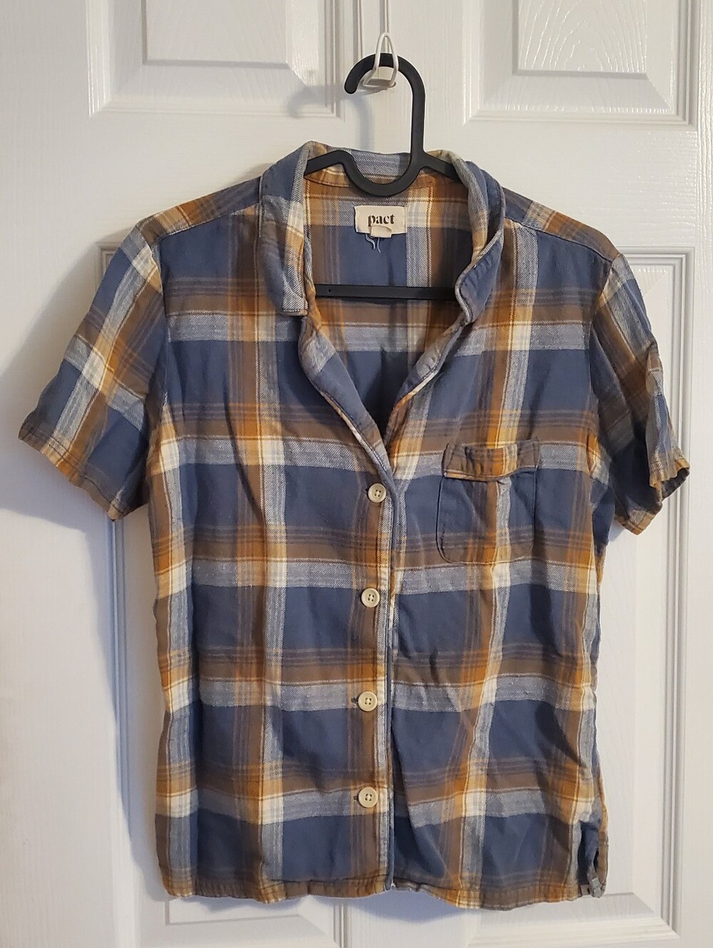 Pact Women's Flannel Shirt Size XS
